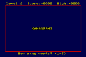 Xanagrams 1