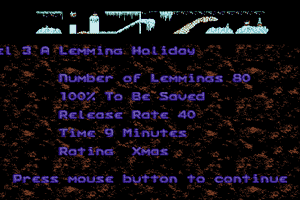 Xmas Lemmings 9