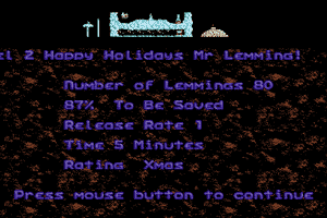 Xmas Lemmings 7