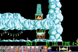 Xmas Lemmings 8