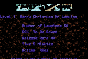 Xmas Lemmings 2