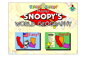 Yearn2Learn: Master Snoopy's World Geography 2