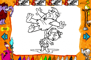 Yearn2Learn: The Flintstones Coloring Book 1