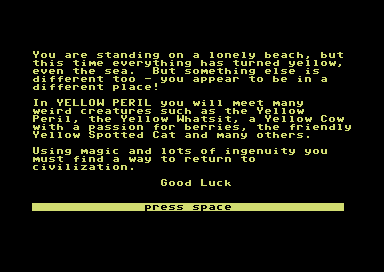 Yellow Peril abandonware