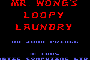 Mr. Wong's Loopy Laundry 1